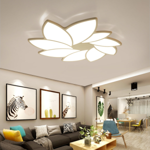 led吸顶灯 简约现代家用客厅灯大气艺术大厅灯具设计师样板房装修