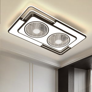 风扇吸顶灯大气客厅家用现代简约卧室超薄静音隐形风扇灯扇灯