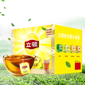 立顿正品黄牌斯里兰卡红茶包200包 茶叶袋包独立包装奶茶店专用