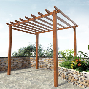 户外院子铝合金葡萄架庭院阳台花园棚架爬藤架围栏花架隔断防腐木