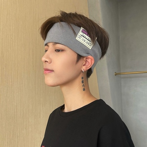 6010人付款天猫宽边发带男士头巾潮酷运动嘻哈头带毛