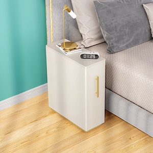 实木25cm橡木樱桃木迷你超窄夹缝20公分小床头柜爱家佳家居馆820