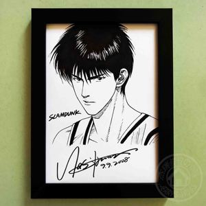 灌篮高手流川枫 非井上雄彦直笔签名手稿画 手办周边手绘原画定制