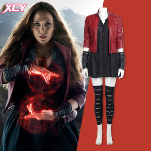 新次元 复仇者联盟2绯红女巫cos服猩红女巫同款cosplay衣服女定制