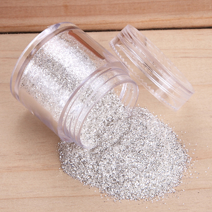 美甲散粉银色闪粉进口璀璨粉特闪10g克大容量指甲粉渐变镭射超细
