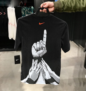 耐克nike男女休闲短袖耐高联赛篮球训练运动涂鸦t恤半袖ci9080