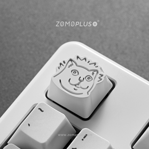 键帽馆 ZOMO 奇怪猫的键帽增加了 mur猫金属键帽 机械键帽 单颗