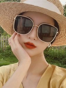 帕莎墨镜女士高级感夏季防晒2023新款偏光太阳眼镜防紫外线白框