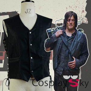 行尸走肉cos 驽哥马甲背心 僵尸猎人 达里尔cosplay服装 驽男cos