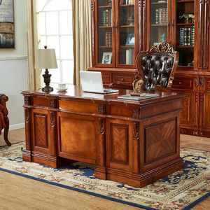 老板桌实木欧式