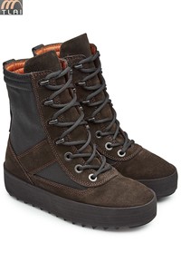 现货yeezy season 3 主线高帮女款军靴鞋子