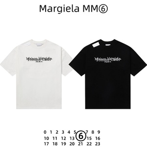 【现货5折】Margiela马吉拉MM6经典胸前字母刺绣LOGO男女短袖T恤