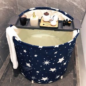 简易便携小户型折叠冬天浴室家用冬季洗澡浴桶大人专用成人泡澡桶