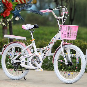 儿童自行车20寸6-13岁女孩变速22寸成人车女学生18寸女生公主单车