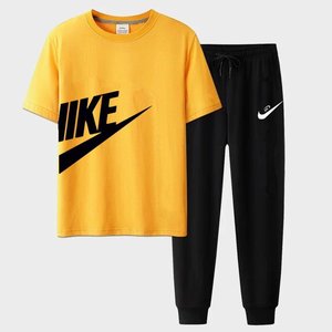 耐克贵宾运动套装男夏季官网正品短袖长裤两件套休闲男装运动服装