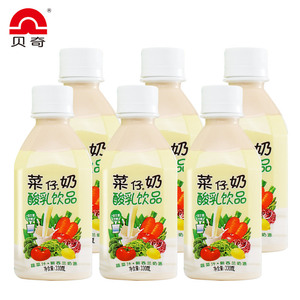 贝奇菜仔奶益生菌发酵果蔬酸牛奶早餐奶330ml15瓶/箱果味饮料酸奶