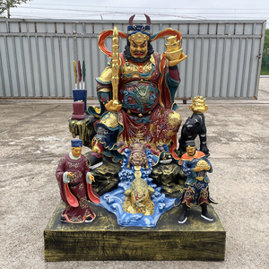 000人付款天猫三漫陀赵公明神像摆铜贴金武财神爷五路财神黑虎将军赵