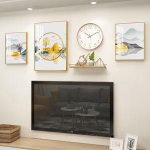 影视墙画电视背景