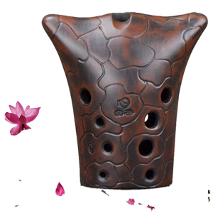 牛角陶埙空谷埙十孔双腔牛头勋专业演奏gfa调熏乐器成人初学入门