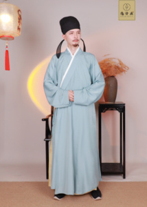 逸清尘原创宋制汉服 天丝棉 宋长衫 衬袍 内搭 夏季男款