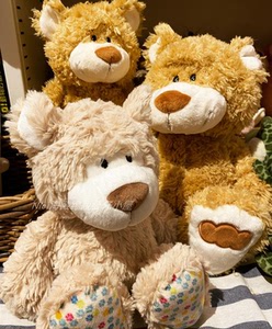 德国nici专柜正品金棕熊大哥花脚熊绝版泰迪熊抱枕毛绒玩具礼物