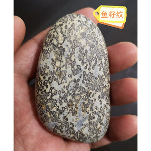精品长江天然奇石籽料把件鱼籽纹奇石水冲原石图案石新品特价优惠