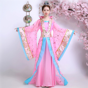 新款古装服装贵妃装唐朝皇后仙女拖尾演出服汉服公主古代大唐女装