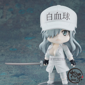 gsc 粘土人 1579 工作细胞black 女 白血球 白细胞 q版 可动 手办