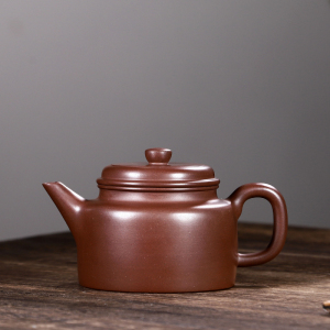 台湾回流宜兴紫砂壶一厂早期紫砂名家顾景舟纯手文革紫泥剑流德钟