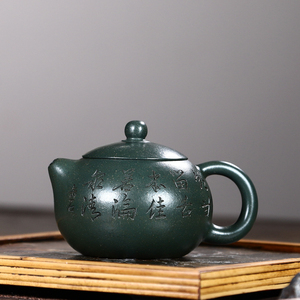 台湾回流宜兴紫砂壶一厂早期紫砂名家顾景舟纯手工民国绿泥西施壶