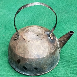 老式铜壶民国铜烧水壶提梁壶咖啡店茶楼茶壶