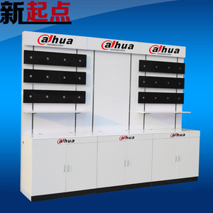 安防监控展柜海康大华萤石展柜展示柜摄像头展示架监视器展示柜
