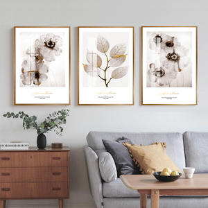 北欧客厅墙面油画布艺术装饰画卧室床头挂画现代简约餐厅背景壁画