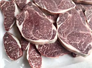 【三优冻品】澳洲和牛大米龙m9级196元/斤原切雪花牛排进口牛肉