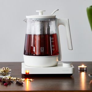 新款hurom养生壶家用多功能保温电炖玻璃煮花茶壶办公室电热一体