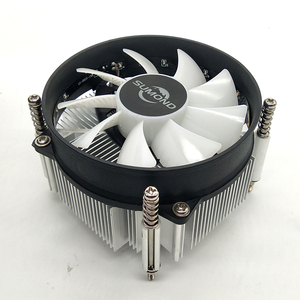 英特尔铜芯下压式cpu散热器带灯支持95瓦1156 1155 1151 1200 cpu