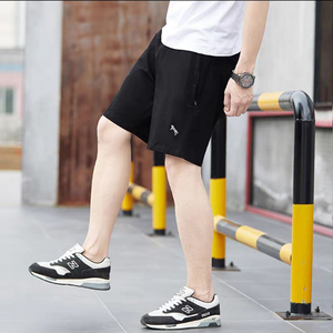夏季运动短裤纯棉五分裤子胖子大裤衩子跑步卫裤男宽松加肥加大码