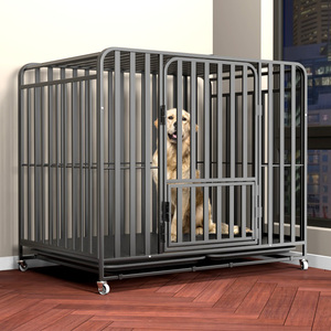 狗笼子大型犬中型犬狗笼带厕所 家用室内外金毛拉布拉多笼子 狗笼