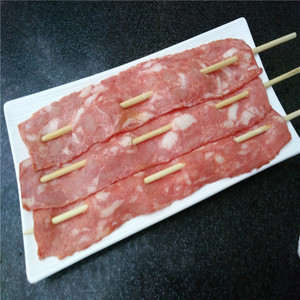 【魔都烤吧】培根串/5串 户外烧烤食材配送bbq野餐烤串肉串半成品