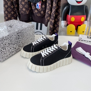 2021秋季新款Μeytys帆布鞋厚底松糕鞋女百搭单鞋运动休闲小白鞋