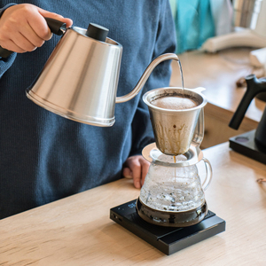 HARIO联名粕谷哲手冲咖啡壶套装户外咖啡滤杯免滤纸过滤器不锈钢