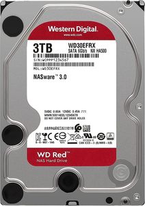 全新WD/西部数据 WD30EFRX 台式机硬盘 3TB/5.4K/SATA/3.5寸 红盘