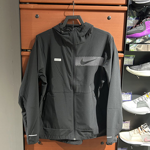nike耐克男子外套新薄款经典休闲梭织连帽透气速干夹克上衣fb8559
