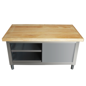 商用定制实木面板家用大号和面板长方形加厚松木食堂面点揉面案板