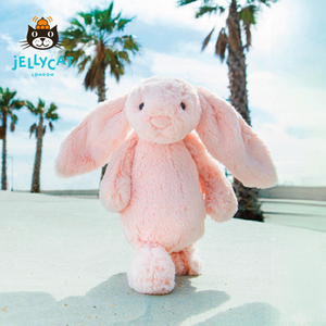 英国Jellycat害羞粉色邦尼兔子柔软玩偶可爱公仔包邮送礼