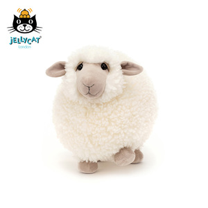 2020年jellycat新品罗比绵羊白色软绵绵安抚玩偶毛绒玩具送礼包邮