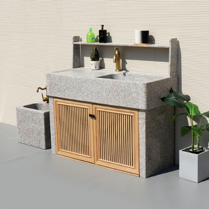 大理石石材水池户外石头洗衣池整石庭院水槽阳台室外洗手台盆花园