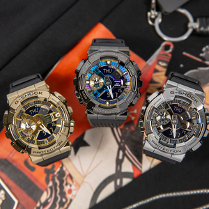 卡西欧手表男g-shock白敬亭同款gm-110b-1a/1a9/1a金属运动电子表