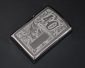 原装正品zippo打火机-绝版收藏-2015年威尼斯花纹40周年纪念双面