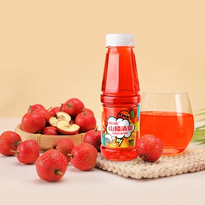 敞口乐清爽山楂果汁饮料瓶装酸甜开胃解腻解辣鲜果鲜榨天然非浓缩